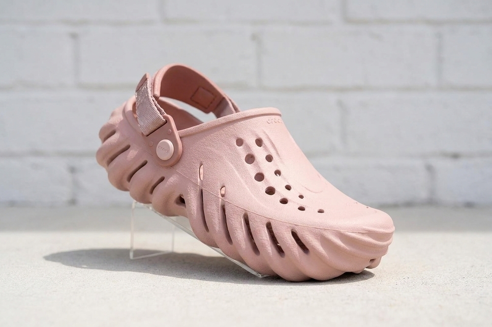 NEW CROCS kid's echo clog in pink clay